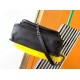 Replica Saint Laurent Niki Medium Chain Bag in Black Grained Lambskin