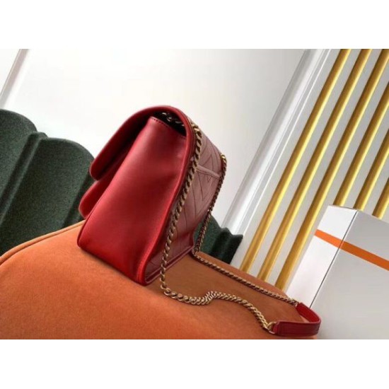 Fake Saint Laurent Niki Medium Bag In Red Lambskin Replica Fake Saint Laurent Niki Medium Bag In Red Lambskin Replica