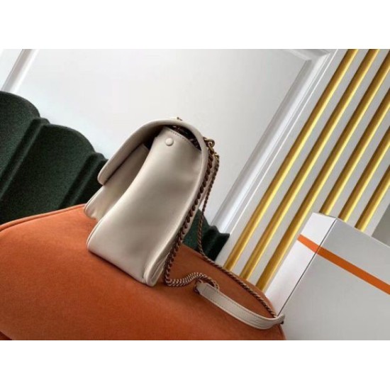 Replica Saint Laurent Niki Medium Bag In White Lambskin