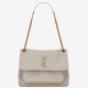 Replica Saint Laurent Niki Medium Bag In White Lambskin