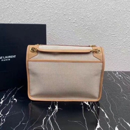 Replica Saint Laurent Medium Niki Bag In Cotton Canvas Replica Saint Laurent Medium Niki Bag In Cotton Canvas