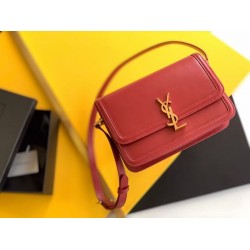 Replica Saint Laurent Solferino Medium Bag In Red Calfskin