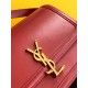 Replica Saint Laurent Solferino Medium Bag In Red Calfskin