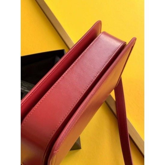Replica Saint Laurent Solferino Medium Bag In Red Calfskin