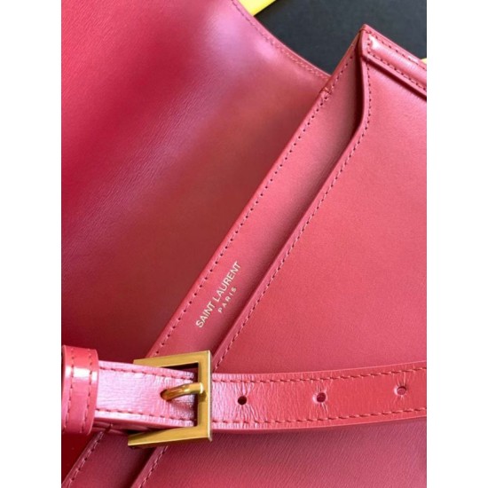 Replica Saint Laurent Solferino Medium Bag In Red Calfskin