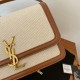 Fake Saint Laurent Solferino Medium Bag In Canvas with Calfskin Replica Replica Saint Laurent Solferino Medium Bag In Canvas with Calfskin