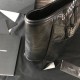 Fake Saint Laurent Niki Shopping Bag In Black Crinkled Calfskin Replica Replica Saint Laurent Niki Shopping Bag In Black Crinkled Calfskin