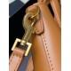 Replica Saint Laurent Mini Toy Shopping Bag in Brown Calfskin