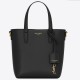 Replica Saint Laurent Mini Toy Shopping Bag in Black Calfskin