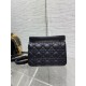 Fake Dior Mini Jolie Top Handle Bag Black Cannage Calfskin Replica