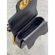 Fake Dior Mini Jolie Top Handle Bag Black Cannage Calfskin Replica