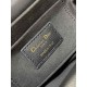 Fake Dior Mini Jolie Top Handle Bag Black Cannage Calfskin Replica