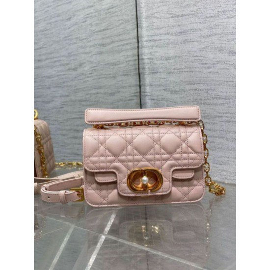 Replica Dior Mini Jolie Top Handle Bag Pink Cannage Calfskin Fake Dior Mini Jolie Top Handle Bag Pink Cannage Calfskin Replica