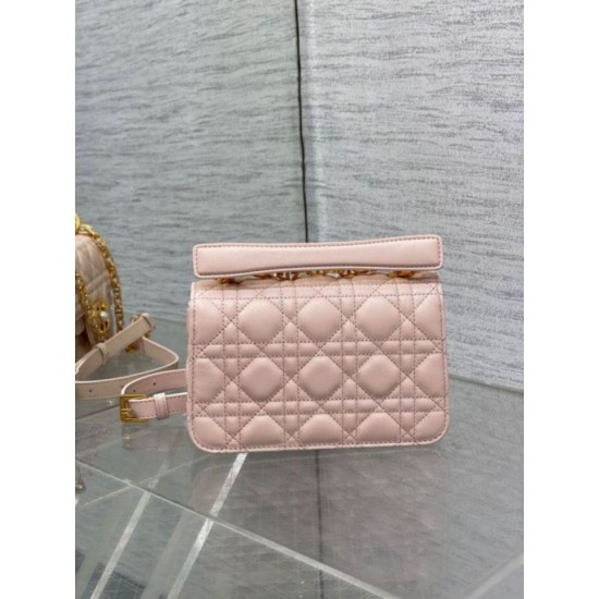 Replica Dior Mini Jolie Top Handle Bag Pink Cannage Calfskin Fake Dior Mini Jolie Top Handle Bag Pink Cannage Calfskin Replica