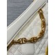 Replica Dior Mini Jolie Top Handle Bag White Cannage Calfskin