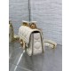 Replica Dior Mini Jolie Top Handle Bag White Cannage Calfskin