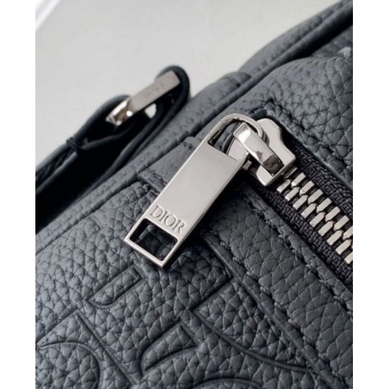 Fake Dior Rider 2.0 Zipped Messenger Bag Black Gravity Replica
