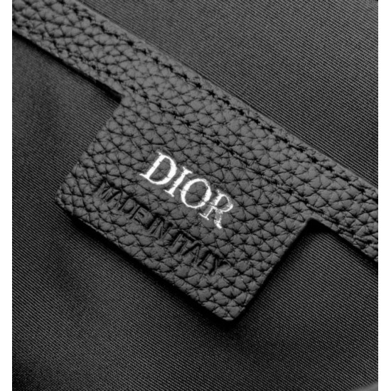 Fake Dior Rider 2.0 Zipped Messenger Bag Black Gravity Replica