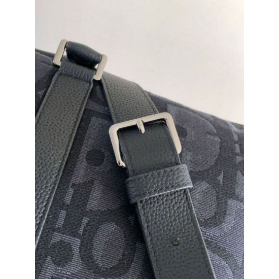 Replica Dior Weekender 40 Bag Black Maxi Dior Oblique Jacquard