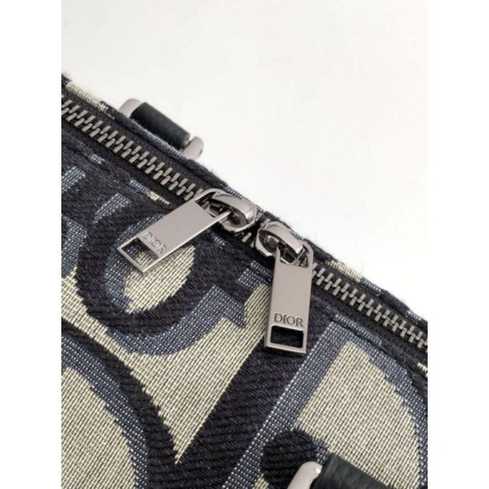 Replica Dior Weekender 25 Bag Beige Maxi Dior Oblique Jacquard