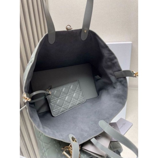 Replica Dior Toujours Large Bag Grey Macrocannage Calfskin Replica Dior Toujours Large Bag Grey Macrocannage Calfskin