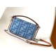 Replica Fendi Baguette Mini Bag Denim with FF Embroidery