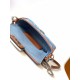 Replica Fendi Baguette Mini Bag Denim with FF Embroidery