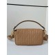 Fake Fendi Medium Baguette Bag Beige FF Nappa Replica