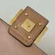 Fake Fendi Medium Baguette Bag Beige FF Nappa Replica