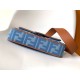 Replica Fendi Baguette Medium Bag Denim with FF Embroidery
