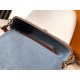 Replica Fendi Baguette Medium Bag Denim with FF Embroidery