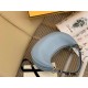 Fake Fendi Fendigraphy Small Hobo Bag Light Blue Replica
