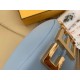 Fake Fendi Fendigraphy Small Hobo Bag Light Blue Replica