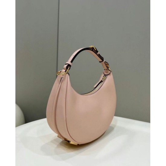 Replica Fendi Fendigraphy Small Hobo Bag Pink