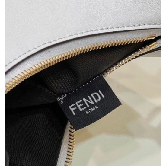 Fake Fendi Fendigraphy Small Hobo Bag White Replica Replica Fendi Fendigraphy Small Hobo Bag White