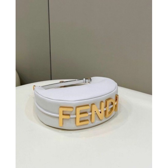 Fake Fendi Fendigraphy Small Hobo Bag White Replica Replica Fendi Fendigraphy Small Hobo Bag White