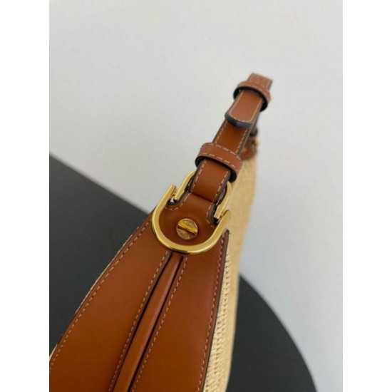 Fake Fendi Fendigraphy Small Hobo Bag Natural Raffia Replica Replica Fendi Fendigraphy Small Hobo Bag Natural Raffia