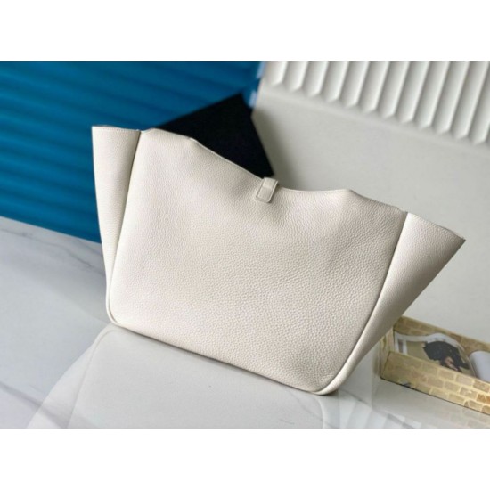 Replica Saint Laurent LE 5 A 7 Bea Tote Bag White Grained