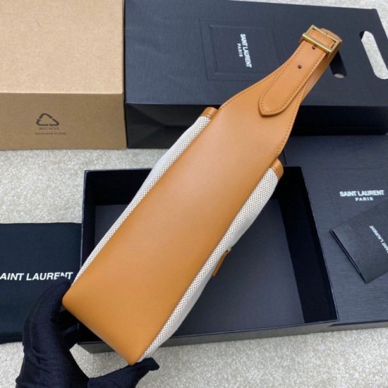 Replica Saint Laurent Le 5 À 7 Small Shoulder Bag Canvas and Fake Saint Laurent Le 5 À 7 Small Shoulder Bag Canvas and Replica