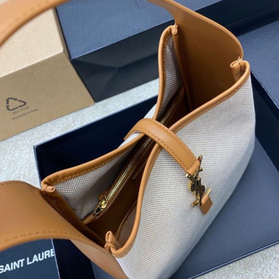 Replica Saint Laurent Le 5 À 7 Small Shoulder Bag Canvas and Fake Saint Laurent Le 5 À 7 Small Shoulder Bag Canvas and Replica