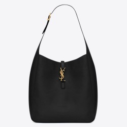 Replica Saint Laurent Le 5 À 7 Soft Large Shoulder Bag Black