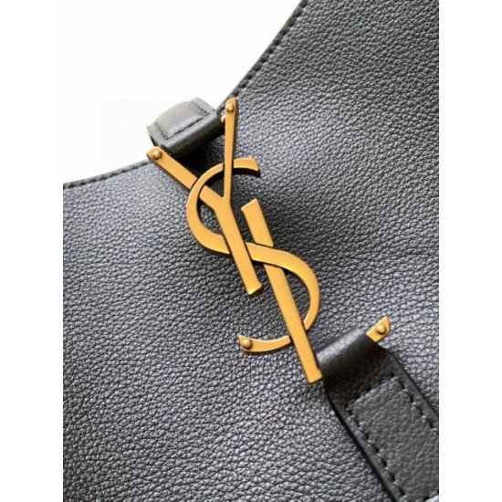 Replica Saint Laurent Le 5 À 7 Soft Large Shoulder Bag Black