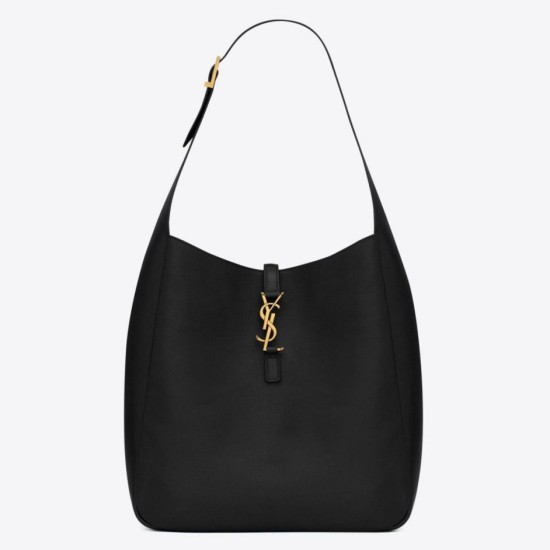 Replica Saint Laurent Le 5 À 7 Soft Large Shoulder Bag Black