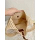 Fake Saint Laurent Le 5 A 7 Medium Tote Bag Naturel Raffia Replica