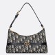 Replica Dior 30 Montaigne Cigale Mini Bag in Blue Oblique Jacquard Replica Dior 30 Montaigne Cigale Mini Bag in Blue Oblique Jacquard