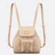 Replica Dior Caro Small Backpack in Beige Macrocannage Lambskin