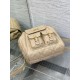 Replica Dior Caro Medium Backpack in Beige Macrocannage Lambskin