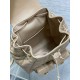 Replica Dior Caro Medium Backpack in Beige Macrocannage Lambskin