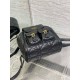 Replica Dior Caro Medium Backpack in Black Macrocannage Lambskin