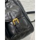 Replica Dior Caro Medium Backpack in Black Macrocannage Lambskin